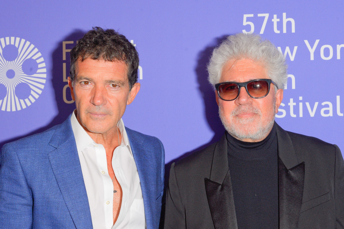 Almodóvar amb Banderes (imatge d'arxiu)
