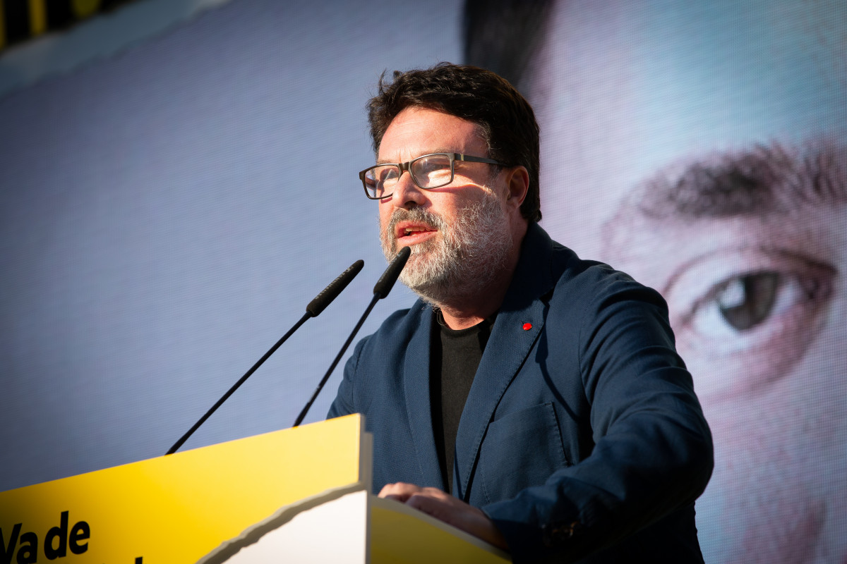 Joan Josep Nuet (imatge de míting)