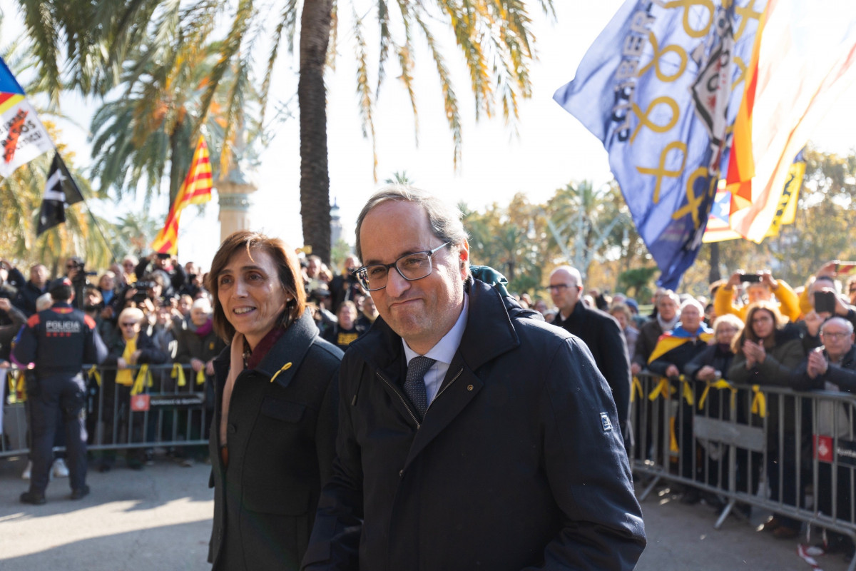 Torra a la seva arribada a l'judici (imatge d'arxiu)