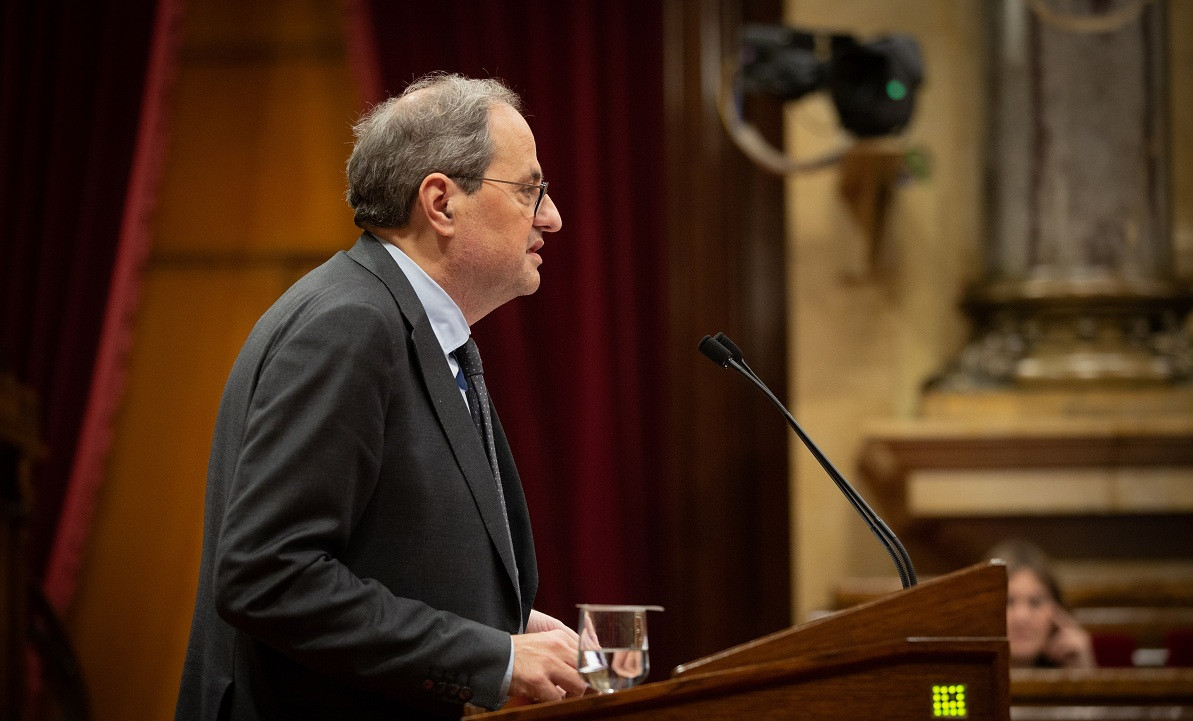 Quim Torra Ple de Parlament desembre 17