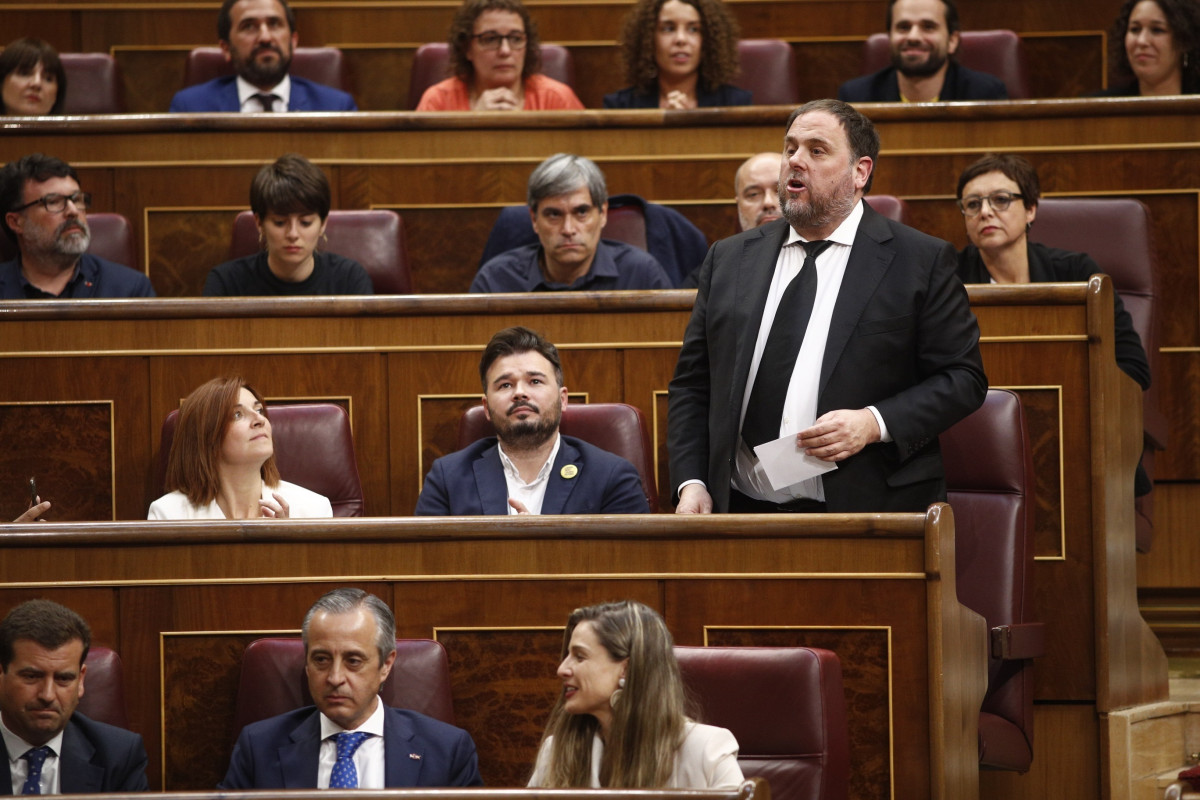 Junqueras durant la constituciu00f3n de Congrés