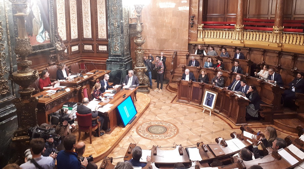 Ple de l'Ajuntament de Barcelona de el 20 de desembre de 2019
