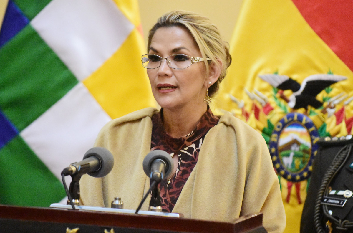 Jeanine Áñez, presidenta interina de Bolívia
