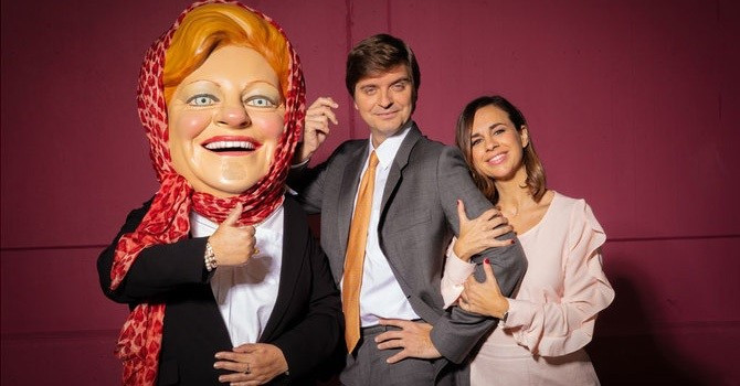 Laia Ferrer i Marc Giru00f3, presentadors de l'sorteig de 'La Grossa de Cap d'Any' 2019