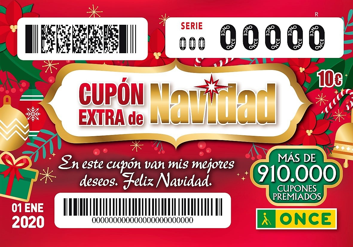 Un exemplar de Cupu00f3n Extra de Nadal de l'Once