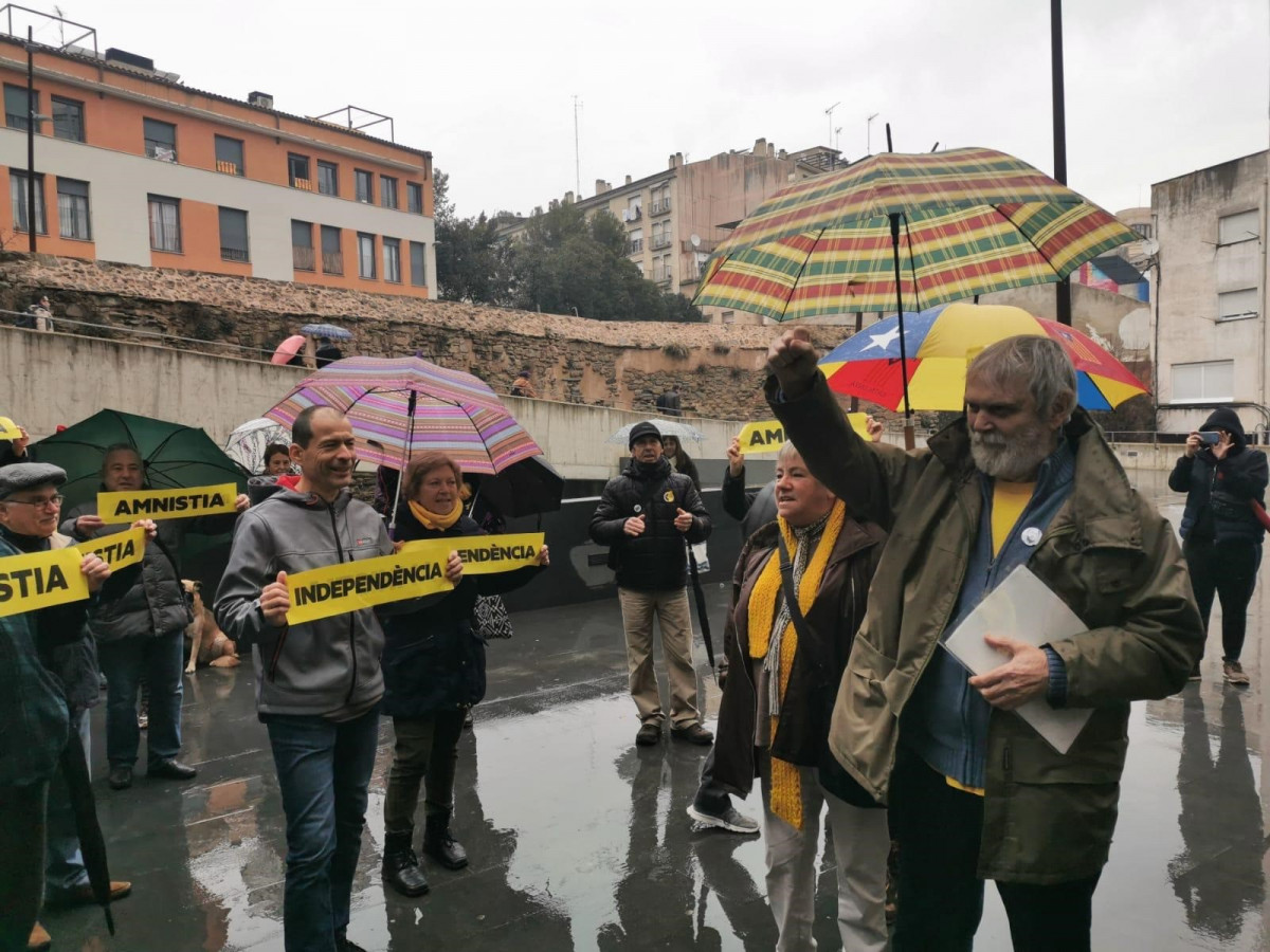El pare d'Oriol Junqueras, Artur Junqueras, al Jutjat de Manresa