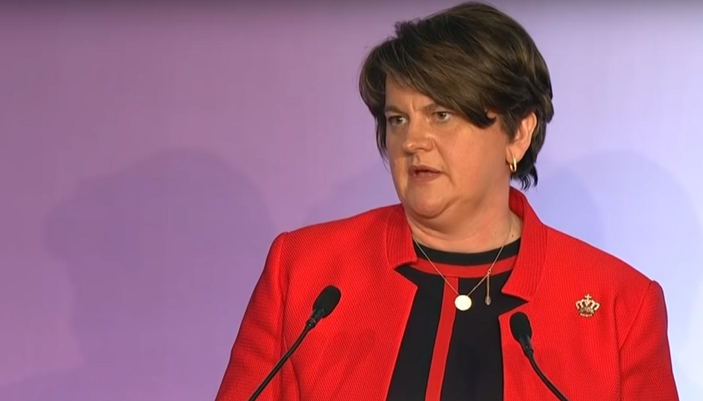 La lu00edder de el Partit Unionista Democru00e1tico PUD, Arlene Foster, nova primera ministra d'Irlanda de Nord