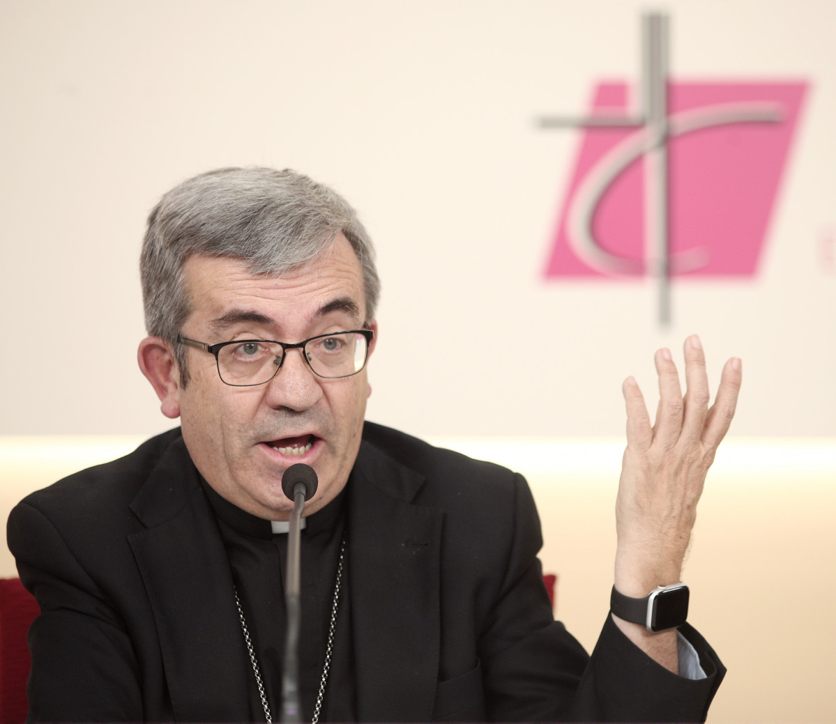 El secretari general i portaveu de la Conferència Episcopal Espau00f1ola, Luis Argu00fcello