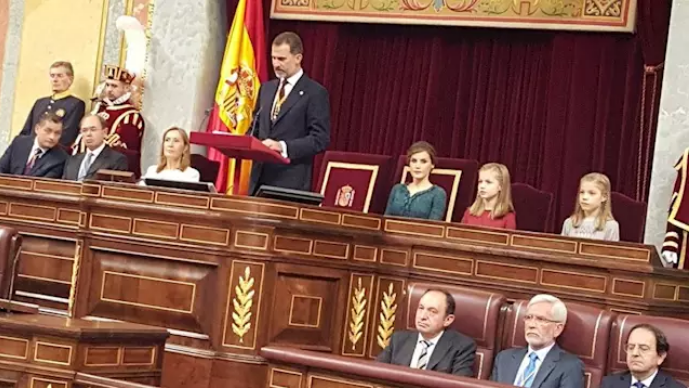 Rei obrint legislatura (arxiu)
