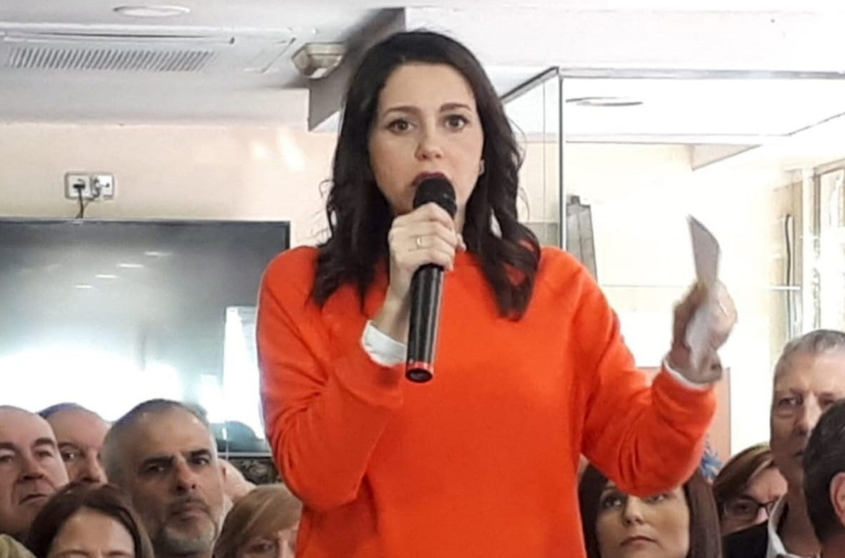Portaveu de Ciutadans en un acte a l'Hospitalet