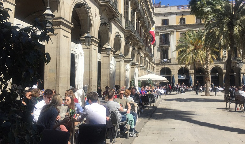 Terrasses plaça Reial