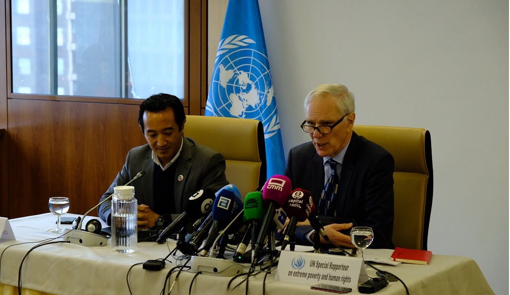 El Relator de l'ONU sobre pobresa extrema Philip Alston