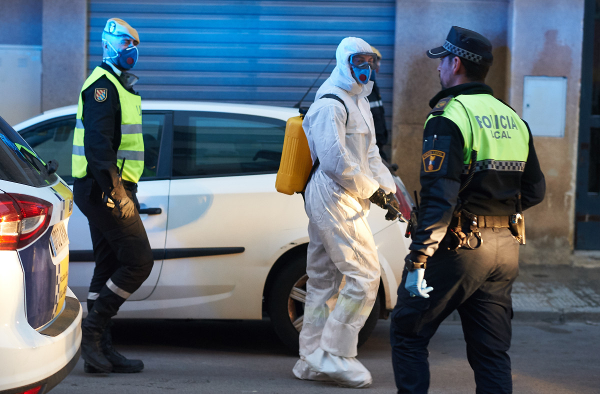 Un militar de la UME totalment protegit a Castelló