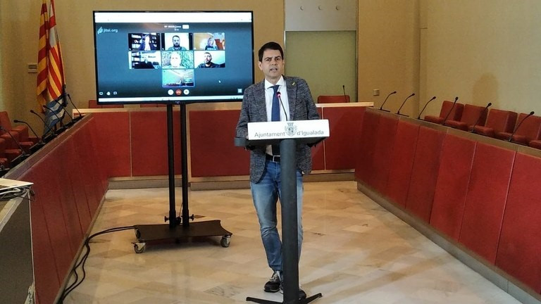 L'alcalde d'Igualada, Marc Castells (ARXIU)