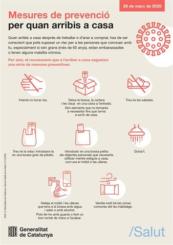 Mesures prevenció coronavirus