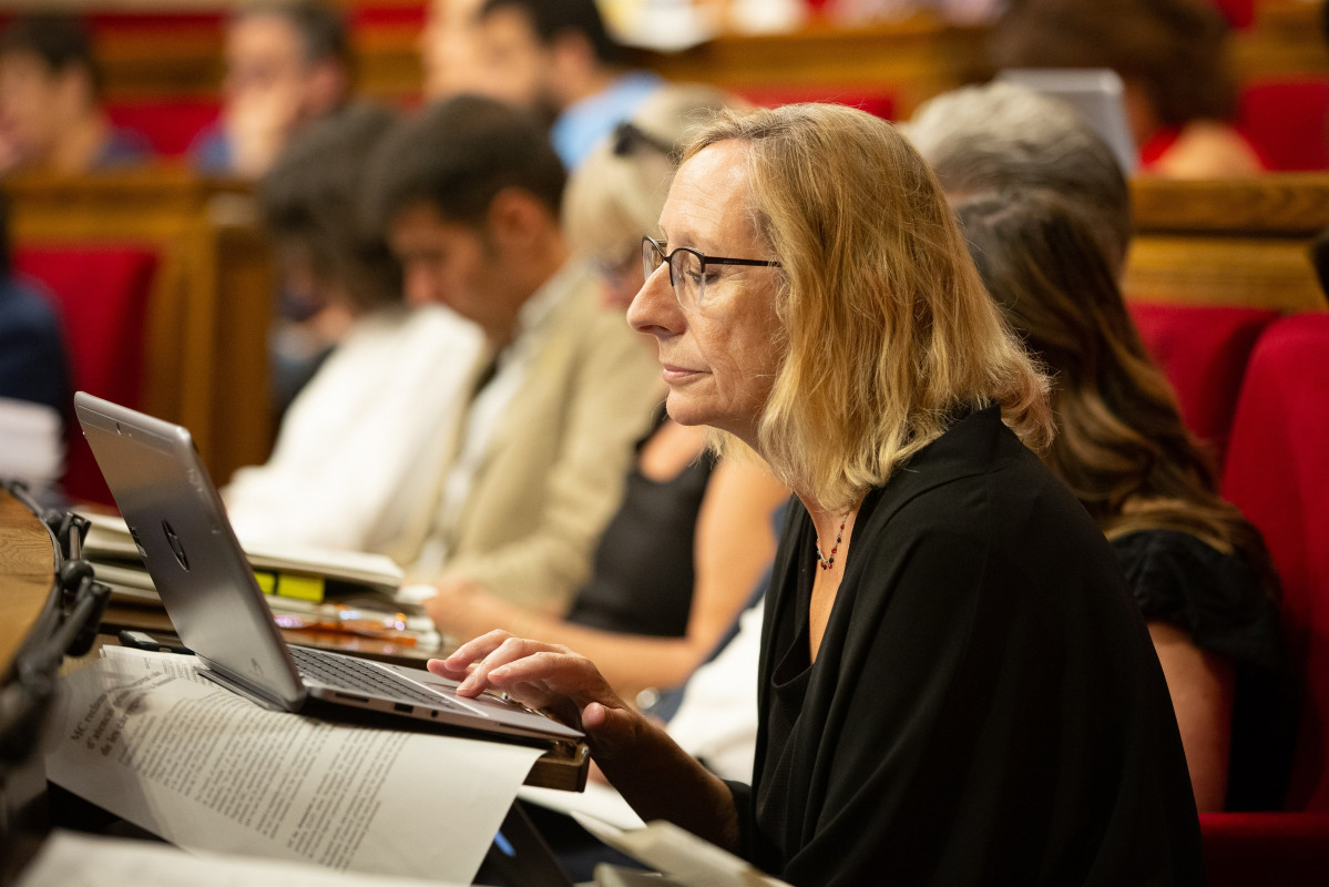 Assumpta Escarp al Parlament de Catalunya