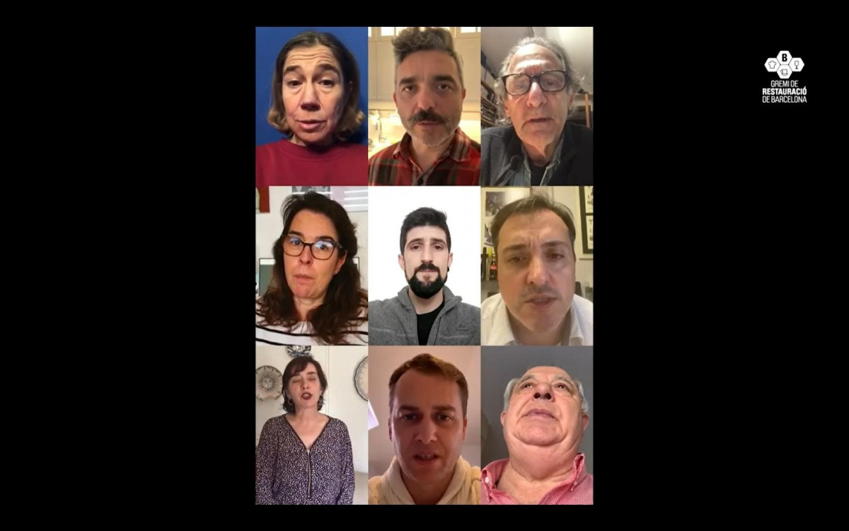Restauradors critiquen a través d'un vídeo la moratòria d'impostos de l'Ajuntament de Barcelona