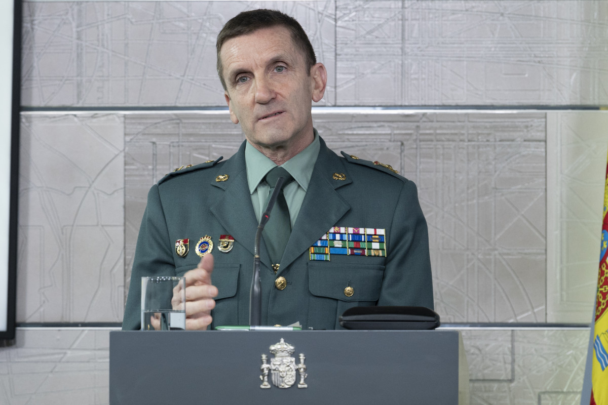 Cap de l'Estat Major de la Guàrdia Civil General Josu00e9 Manuel Santiago