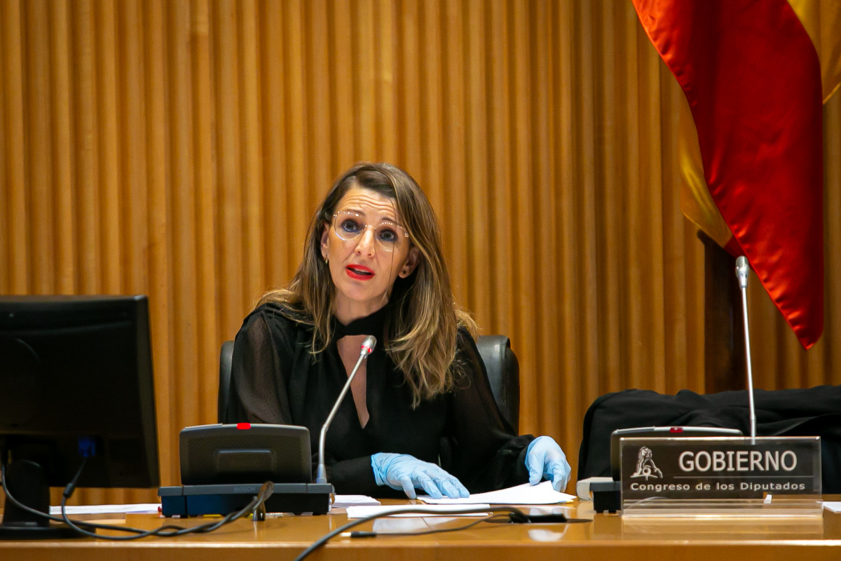 La ministra de Treball i Economia Social, Yolanda Díaz