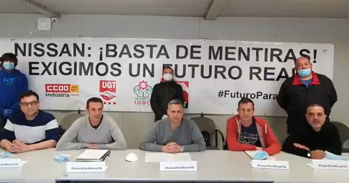 Representants de l'comitè d'empresa de Nissan aquest dimecres