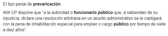 pREVARICACIÓ