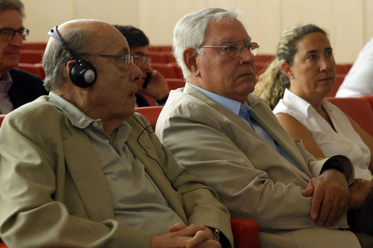Fèlix Millet, Jordi Montull i Gemma Montull en l'última sessió de l'judici de el cas Palau