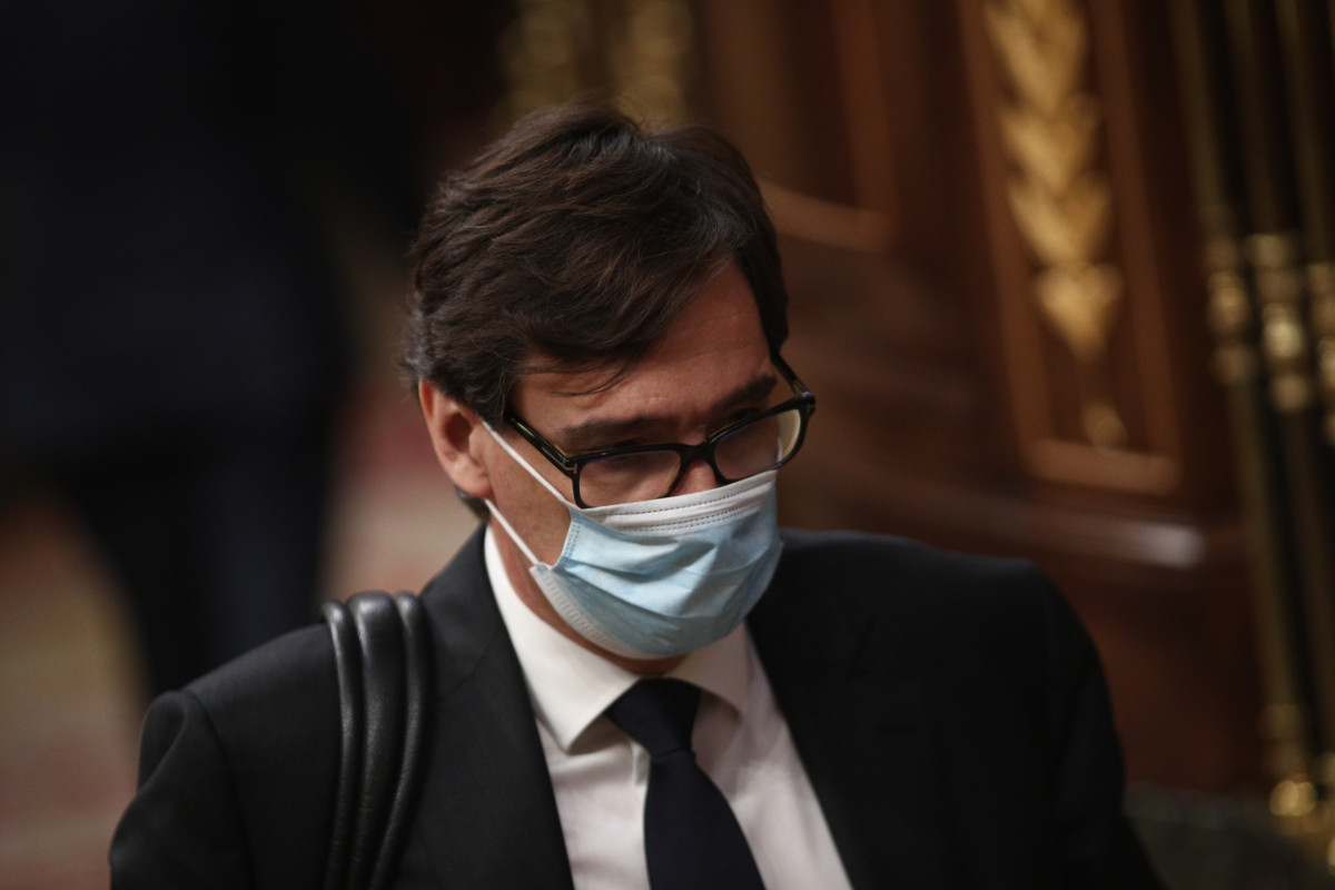El ministre de Sanitat, Salvador Illa, Madrid (Espanya), 27 de maig de l'any 2020.