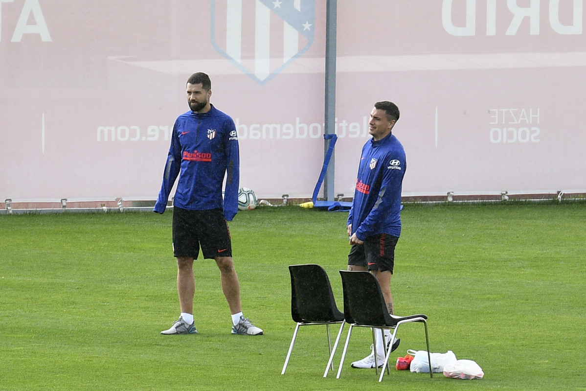 Entrenament de l'Atlètic de Madrid