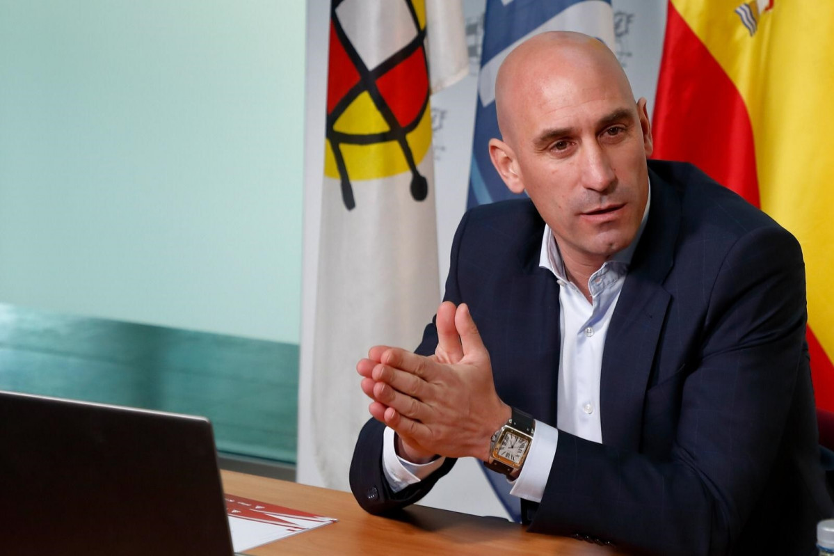 El president de la RFEF Luis Rubiales compareix per anunciar les mesures adoptades pel coronavirus