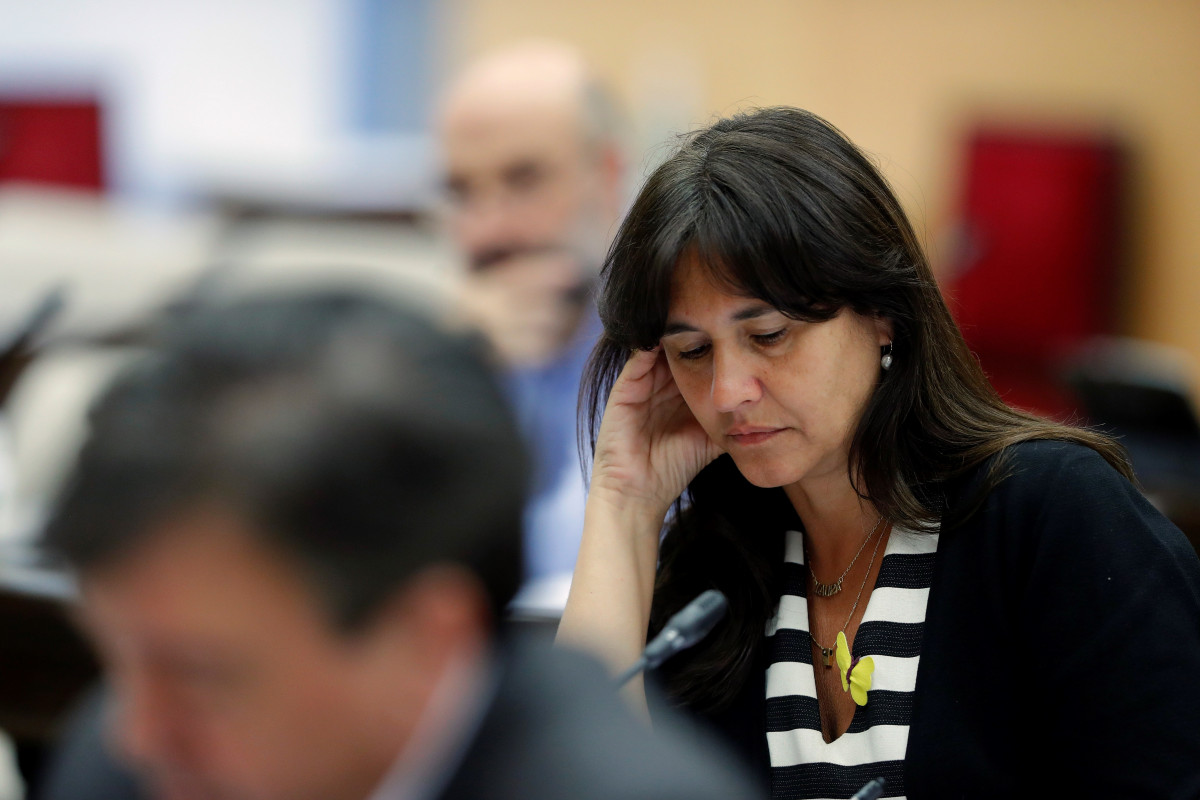 La portaveu de Junts per Catalunya al Congrés, Laura Borràs, a la Comissió d'Universitats