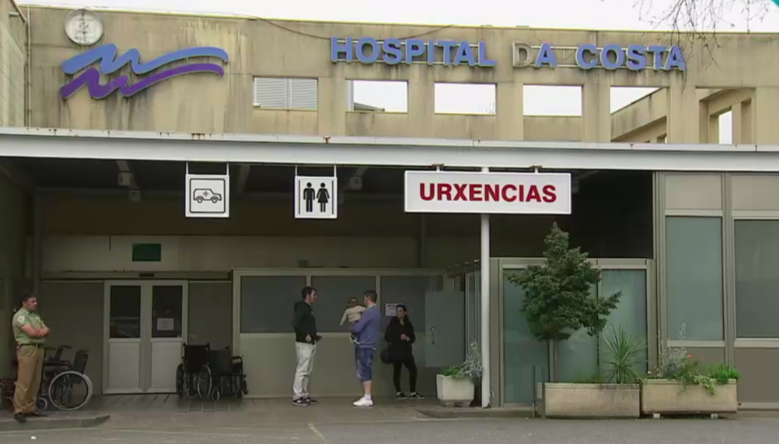 Urgències de l'Hospital dóna Costa a Burela en una imatge de la CRTVG