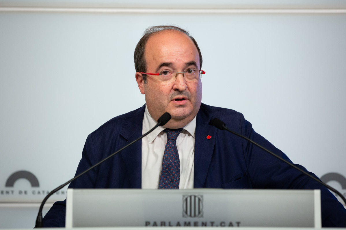 El líder de PSC, Miquel Iceta