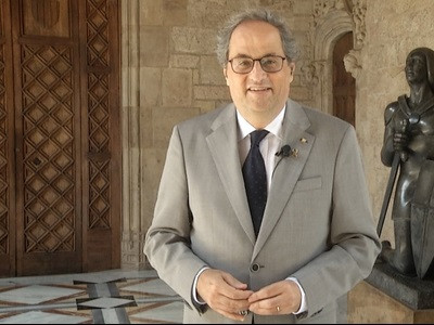 El president de la Generalitat, Quim Torra