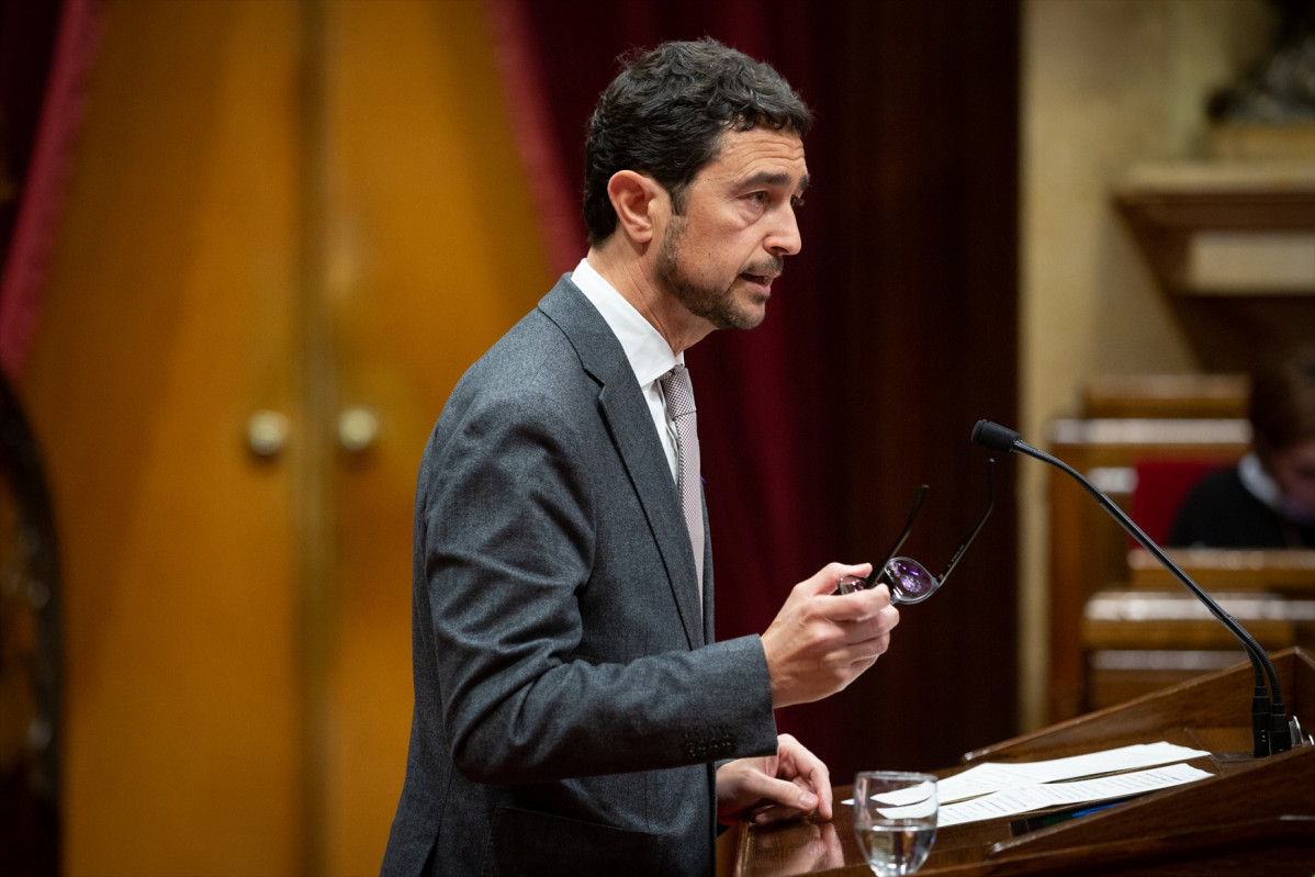El conseller de Territori i Sostenibilitat, Damià Calvet, a Parlament de Catalunya.