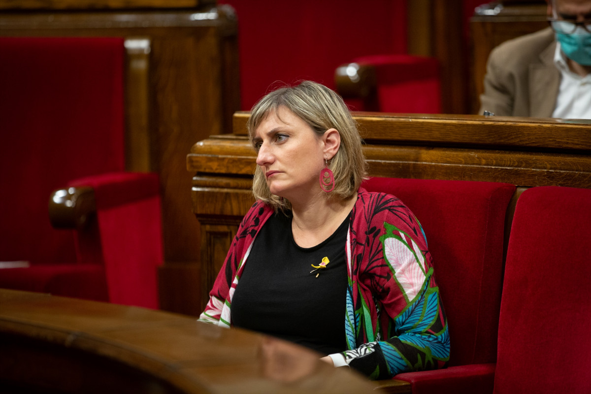 La consellera de Sanitat, Alba Vergés, a Parlament de Catalunya.