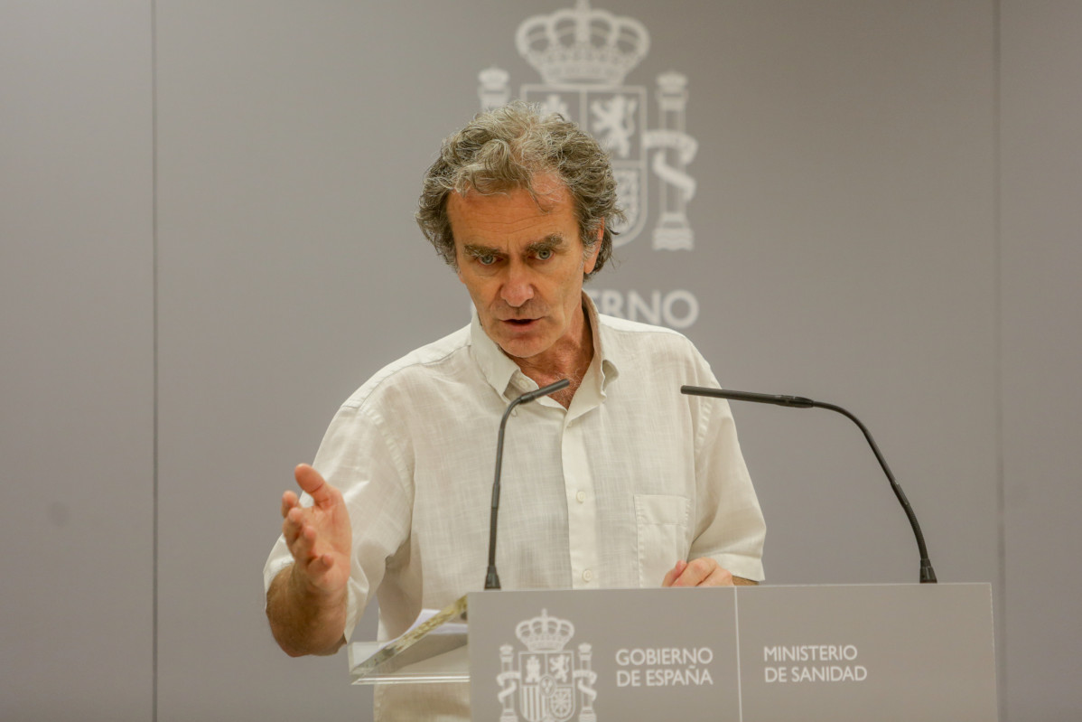 El director de el Centre de Coordinació d'Alertes i Emergències Sanitàries (CCAES), Fernando Simón,