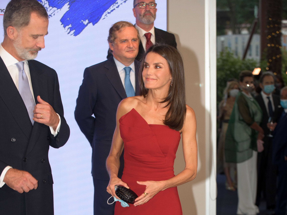 Els Reis Felip VI i Letizia durant el lliurament dels Premis Mariano de Cavia, Luca de Tena i Mingote