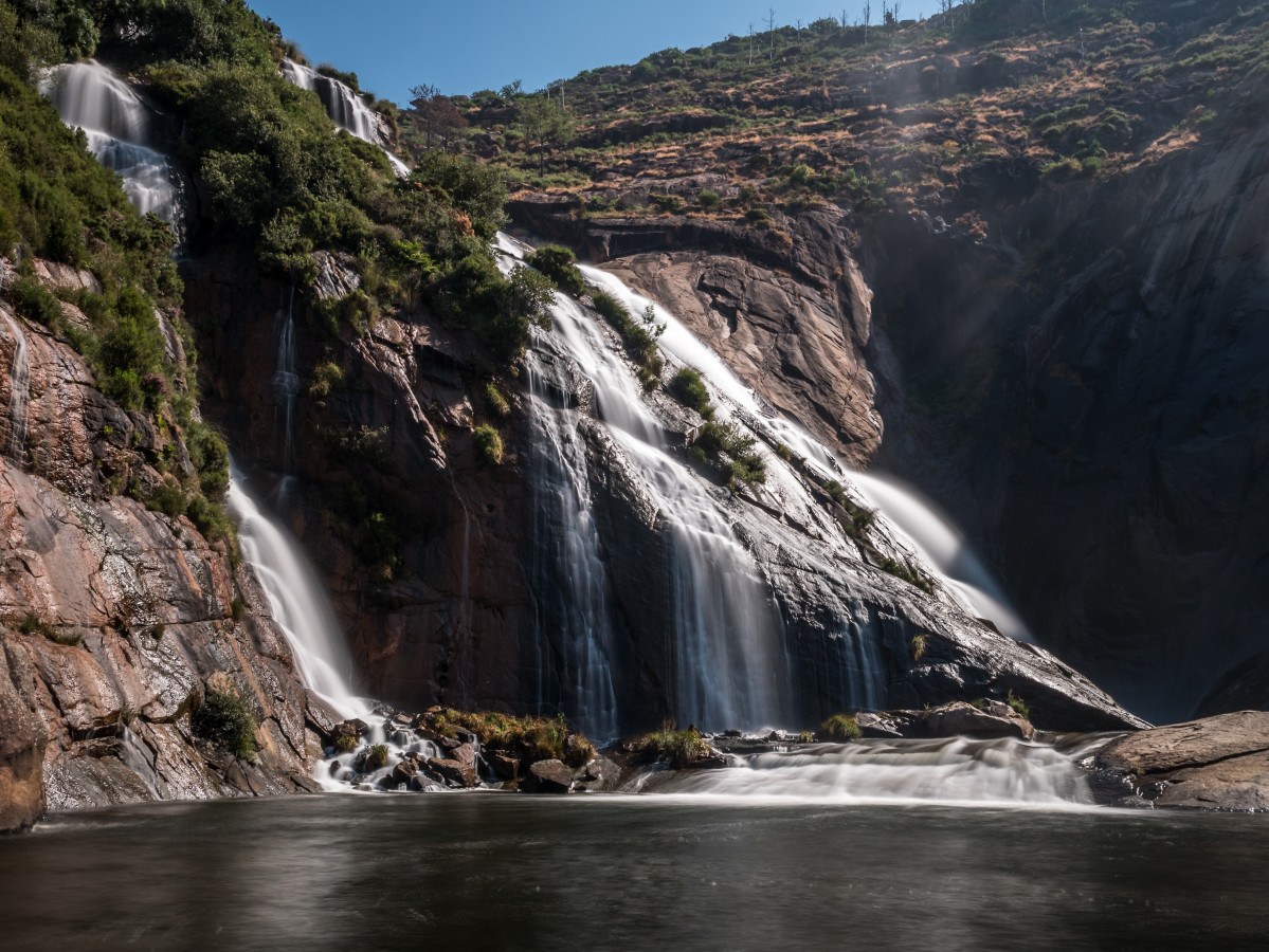Desembocadura Xallas cascada Pregar