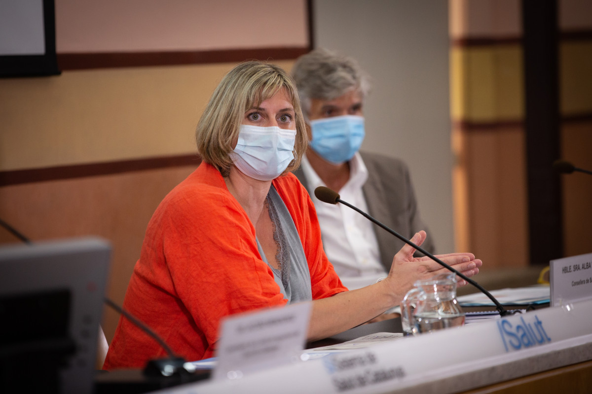 La consellera de Salut de la Generalitat, Alba Vergés