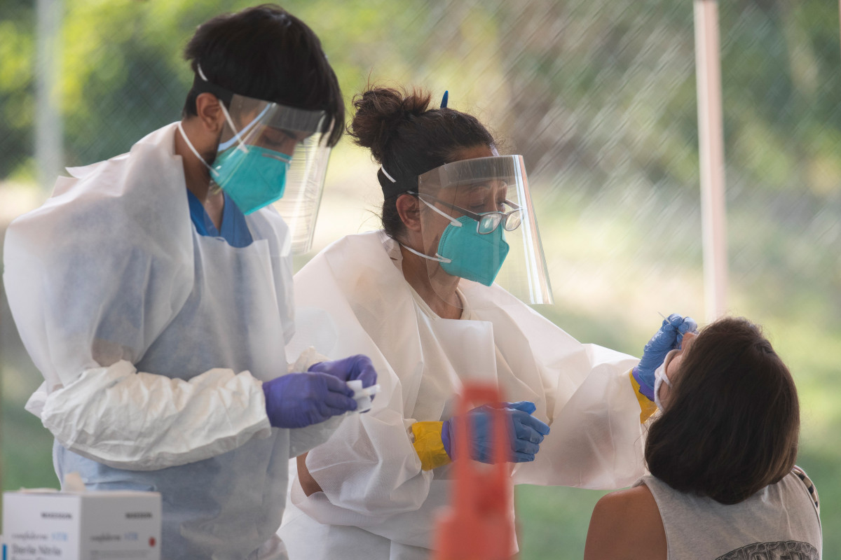 Treballadors sanitaris durant la pandèmia de coronavirus als EUA