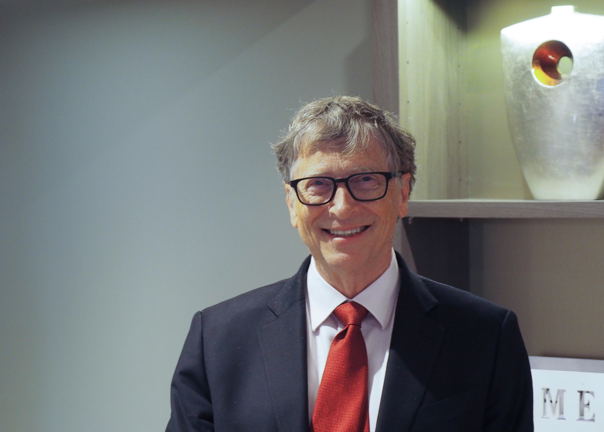 09 October 2019, France, Lió: US Microsoft founder, Co-Chairman of the Bill & Melinda Gates Foundation, Bill Gates, attends the funding conference of Global Fund to Fight AIDS, Tuberculosis and Malaria. Photo: Christian Böhmer / dpa