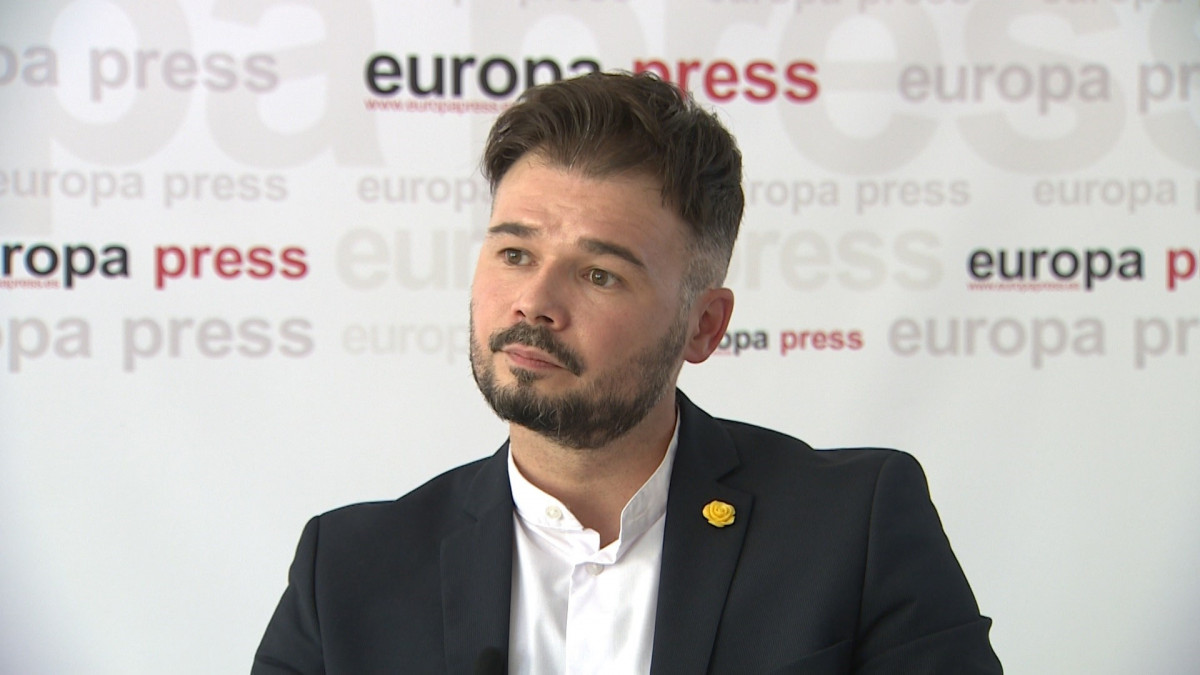 El portaveu parlamentari d'ERC, Gabriel Rufián