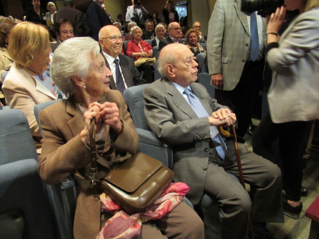L'expresident de la Generalitat Jordi Pujol i la seva dona El expresidente de la Generalitat  Jordi Pujol y su mujer