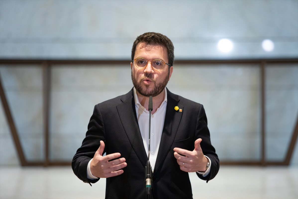 El vicepresident de la Generalitat, Pere Aragonès, en una foto d'arxiu.