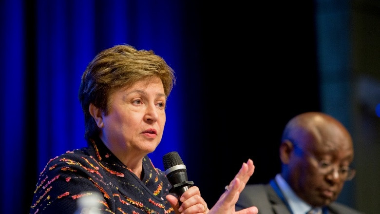 Kristalina Georgieva, consellera delegada de el Banc Mundial i candidata europeu per optar a succeir a Christine Lagarde com a directora gerent de l'FMI