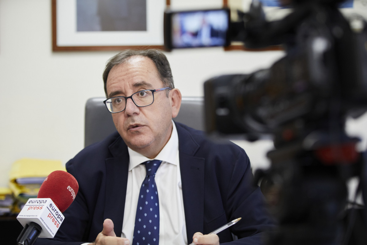 El secretari general d'Institucions Penitenciàries, Ángel Luis Ortiz, durant una entrevista per Europa Press