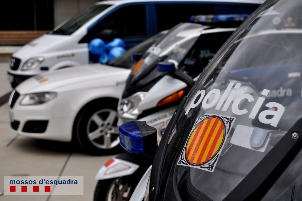 Vehicles dels Mossos d'Esquadra (ARXIU)