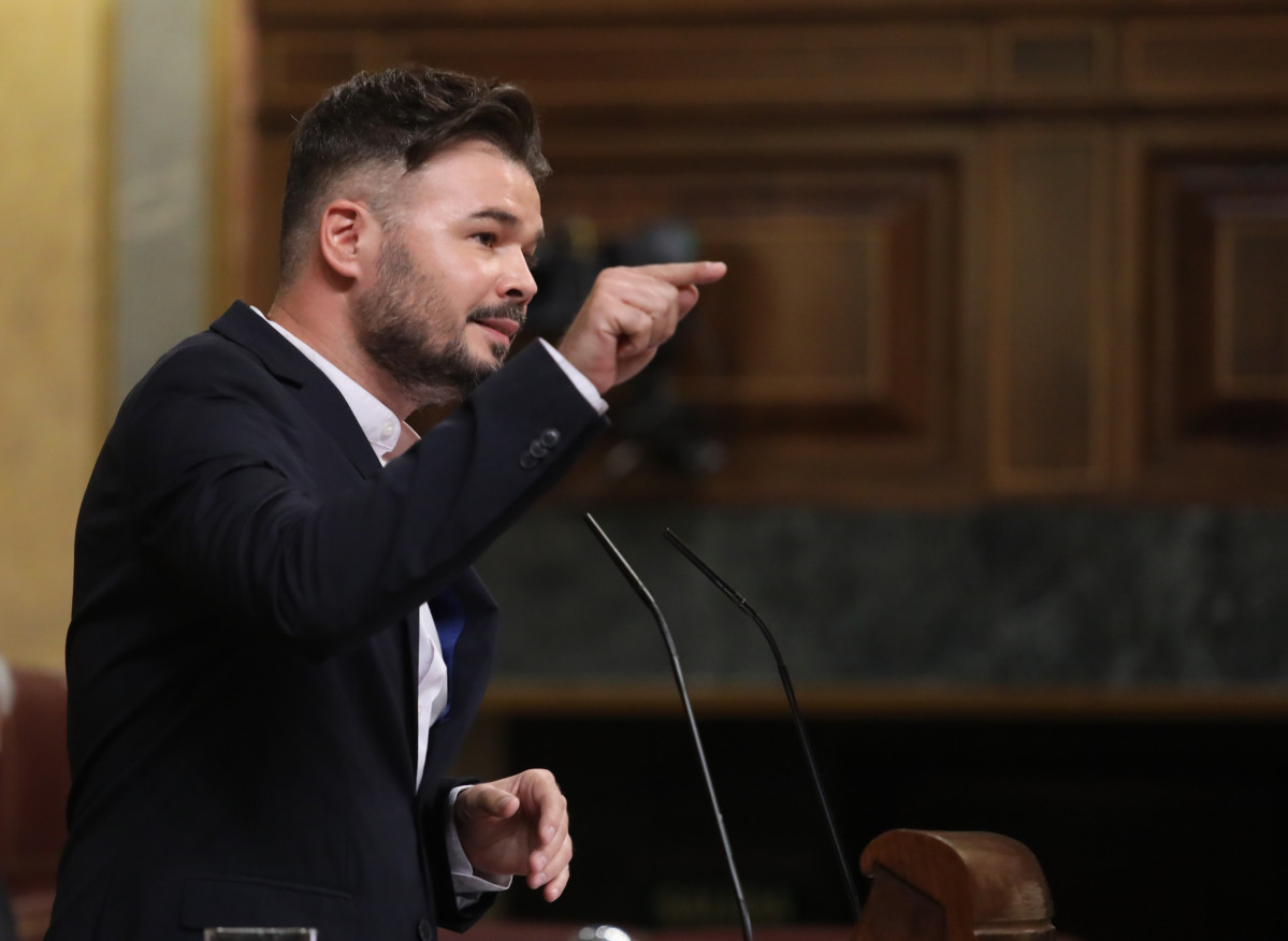 El portaveu d'ERC al Congrés dels Diputats, Gabriel Rufián