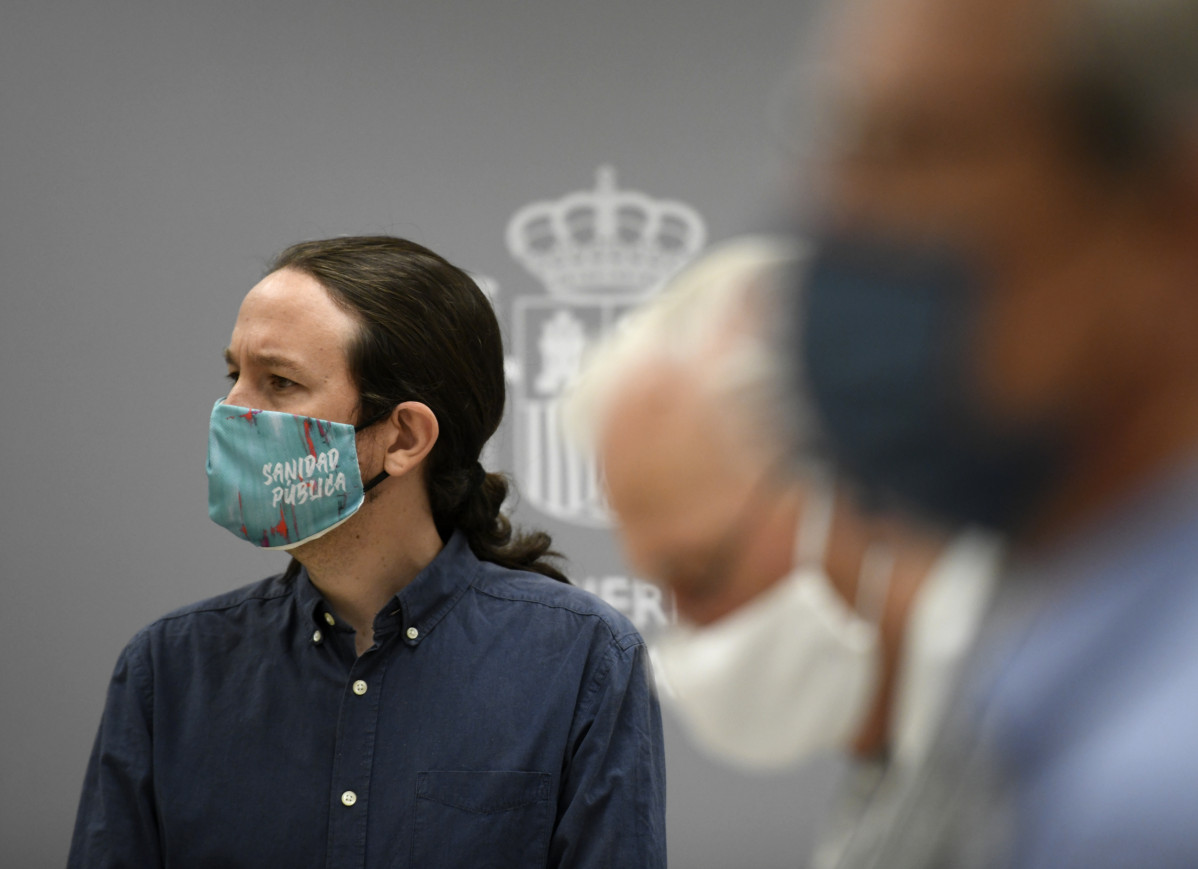 El vicepresident segon de Govern i ministre de Drets Socials i per l'Agenda 2030, Pablo Iglesias.