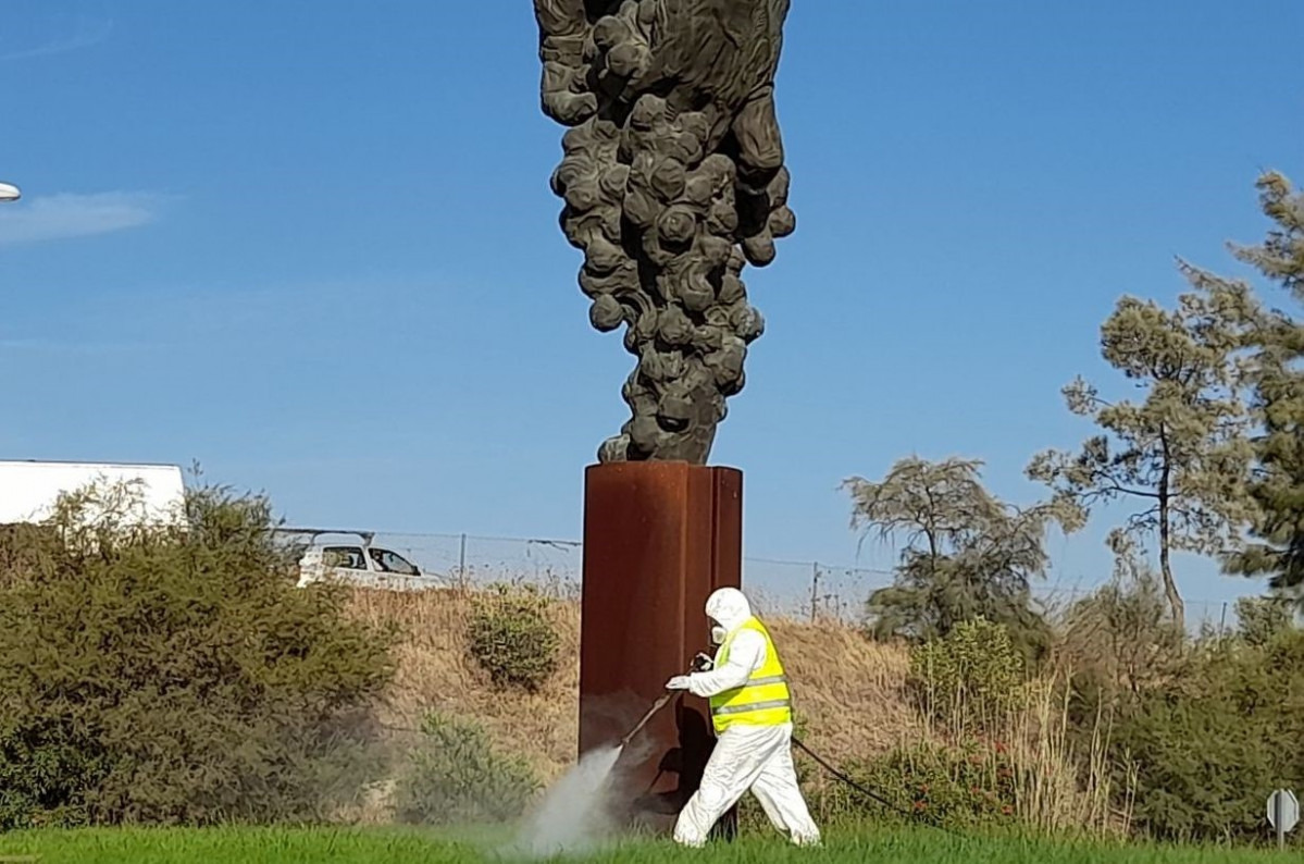 Fumigació davant la Febre d'Nil a Trebujena